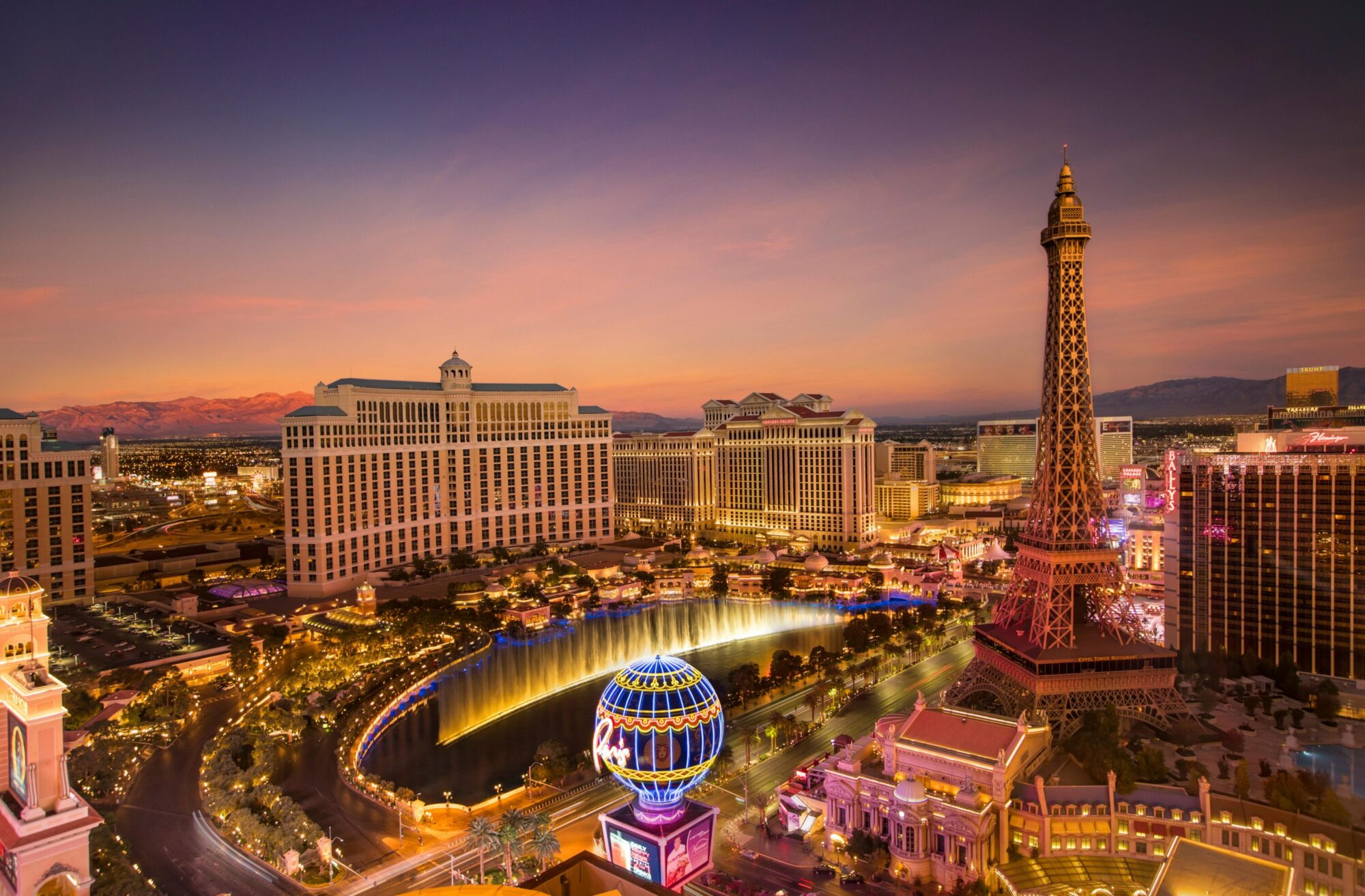 Las Vegas Skyline Evening